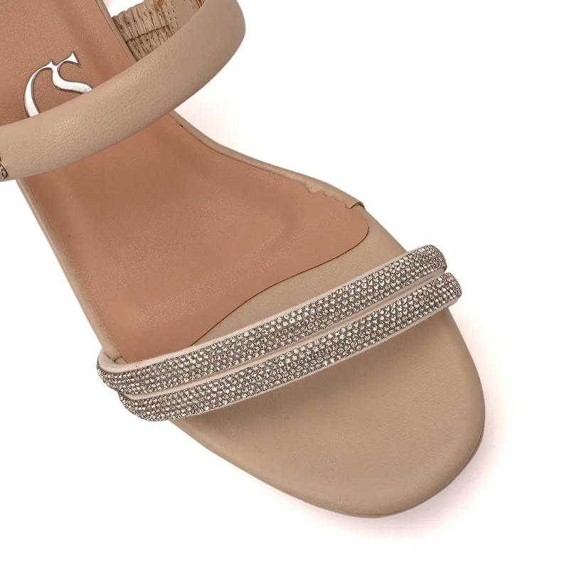 Carmen Steffens  Ivory Platform Straps for Women | Best Price UAE