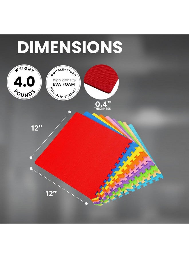 بالانس فورم سجادة لعب أحجية الأطفال مع بلاطات متشابكة من إسفنج إيفا، 9 ألوان (36 بلاطة) - Image 3