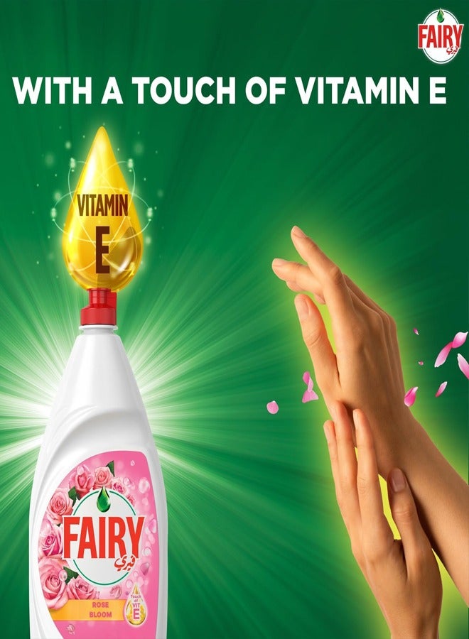 Fairy Rose Bloom Dishwash Liquid 3x800ml Pack of 3 - Image 3
