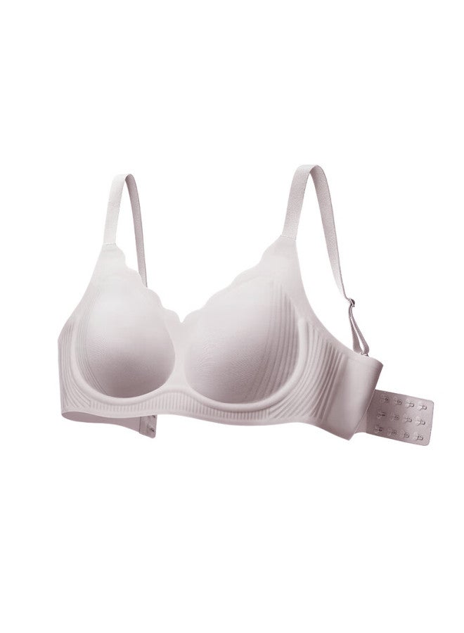 Hsia 1mm Wireless Foundation Liquid Invisible Bra, Skin Purple, L1