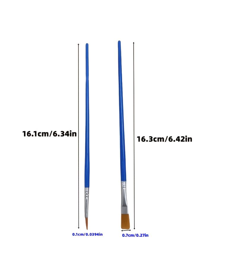 11Pcs Color Pens For Model Painting Hand Tools Hook Facial Tracing - Image 2