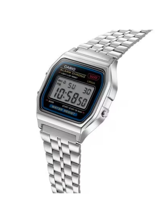 Casio Vintage Unisex Quartz Stainless Steel Digital Watch A159W-N1DF - Image 2