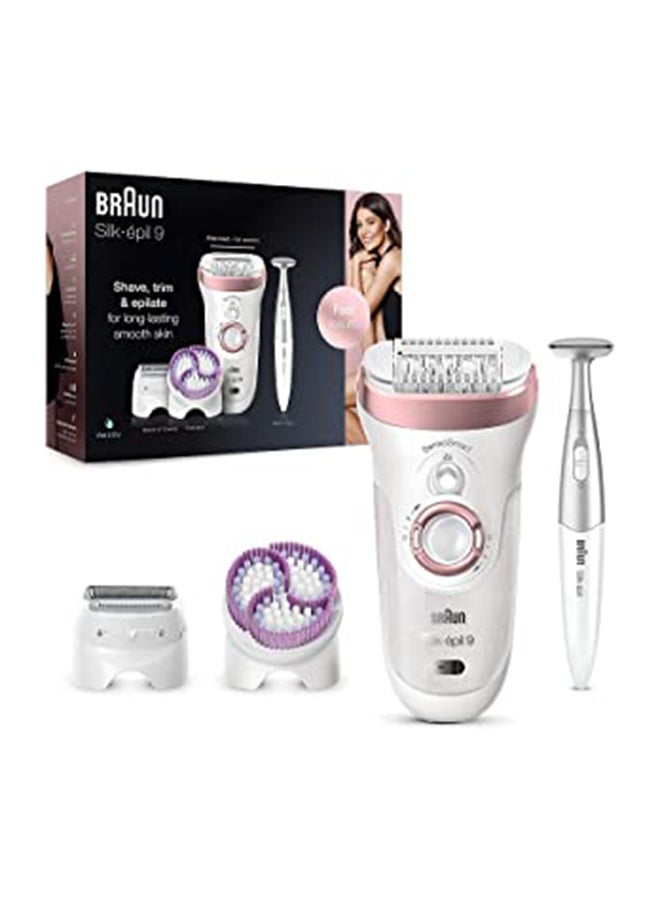 Braun Silk-epil 9 9/980 SkinSpa SensoSmart Epilator Rose Gold with 8 Extras Rose Gold - Image 1