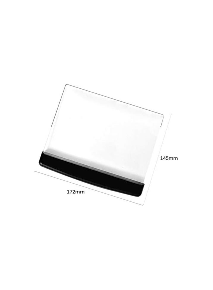 أضواء الكتب المسطحة للقراءة ليلاً في السرير ضوء الصفحة ضوء الإشارة المرجعية ضوء القراءة لوحة الإضاءة لوحة المصباح لوحة الإضاءة ضبط اللاسلكي حماية عين الطالب ضوء (أسود) - Image 2