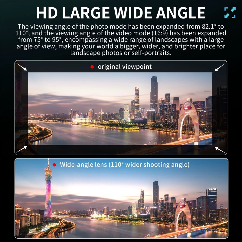 اكسسوارات DJI من STARTRC مناسبة لـ مكبر صوت وعدسة زاوية واسعة 110 درجة لـ جهاز DJI Mini 4 Pro - Image 3