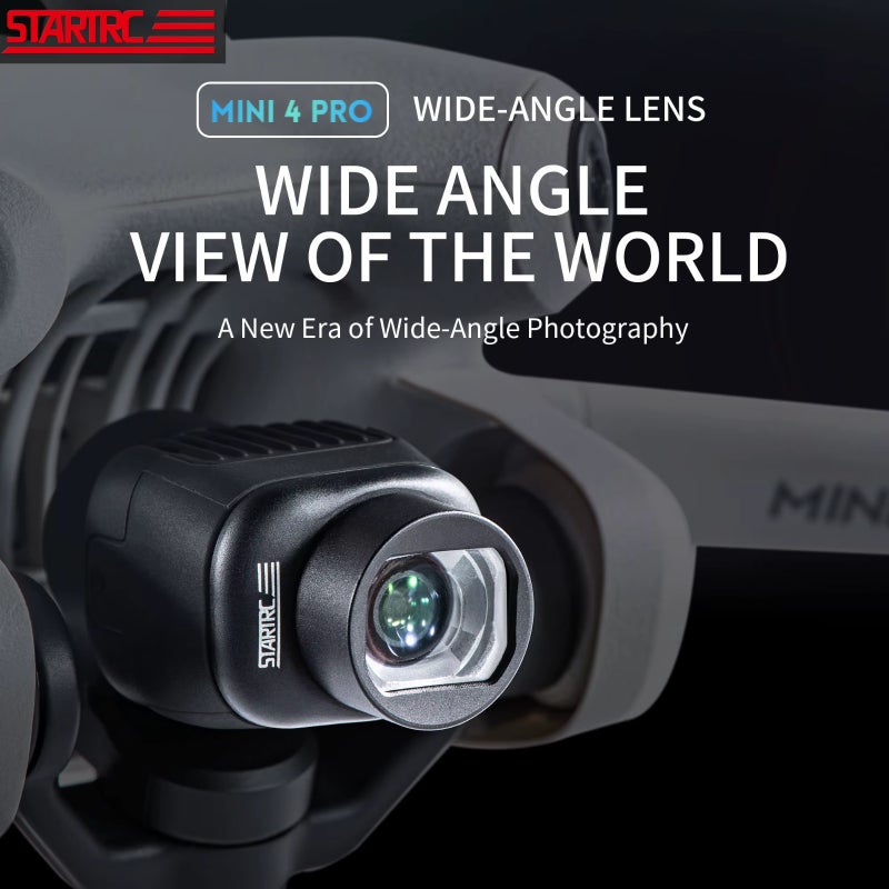 اكسسوارات DJI من STARTRC مناسبة لـ مكبر صوت وعدسة زاوية واسعة 110 درجة لـ جهاز DJI Mini 4 Pro - Image 2