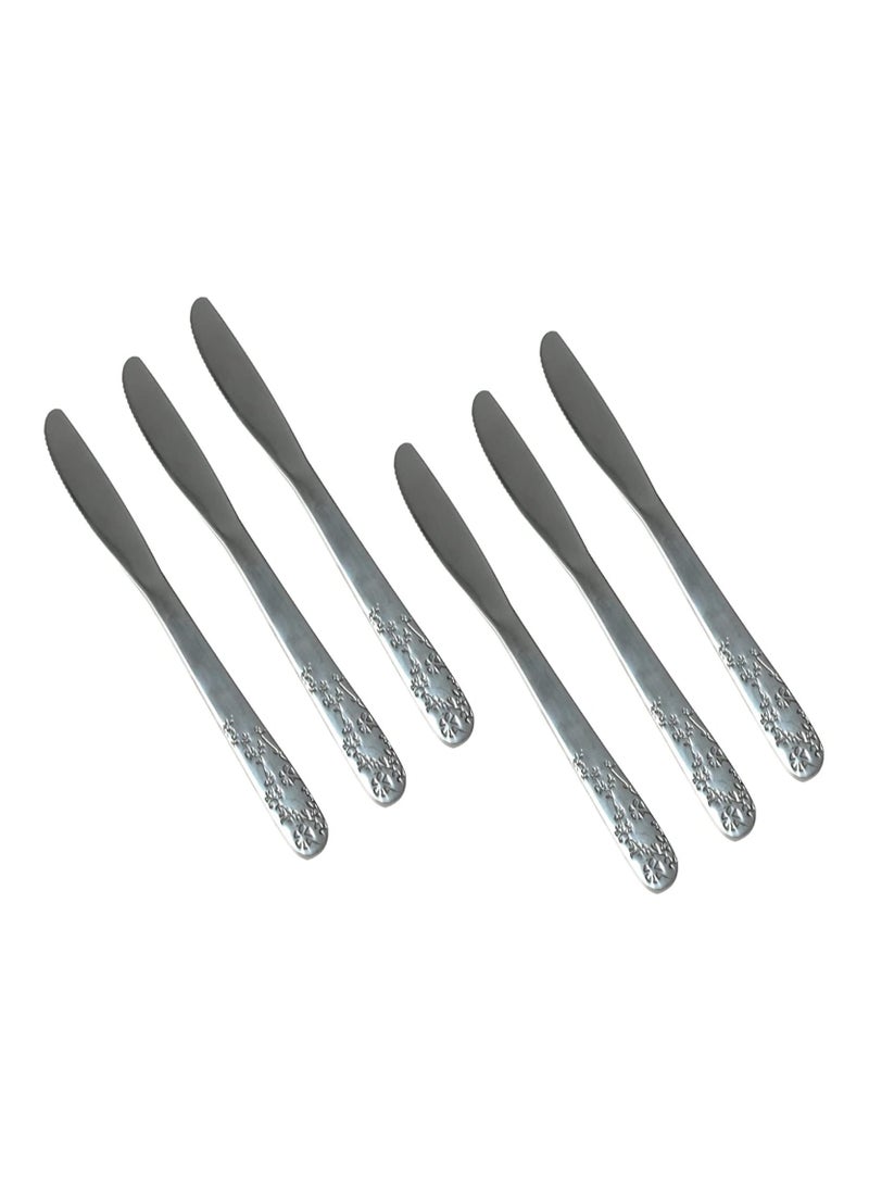 BLACKSTONE Stainless Steel Kitchen Classic Table Knife 6pc Set GF9009 