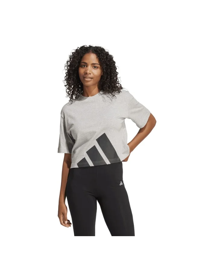 اديداس adidas W BL SJ BF T Grey Training T-SHIRTS for Women - 2XS
