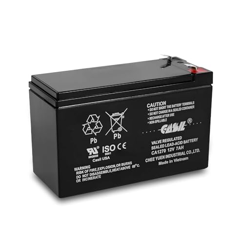 Casil CA1270 12V 7Ah Alarm Battery for First Alert, ADT, Home Security Systems - Image 1