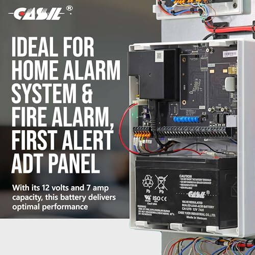Casil CA1270 12V 7Ah Alarm Battery for First Alert, ADT, Home Security Systems - Image 3