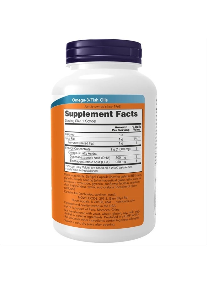 now Supplements, DHA-500 with 250 EPA, Molecularly Distilled, Supports Brain Health*, 180 Softgels - Image 2