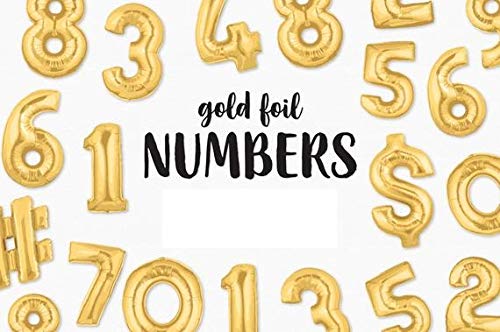 Balloonistics Number Fourteen 14 Gold Number Foil Balloon for Birthday Anniversary Celebration - Image 3