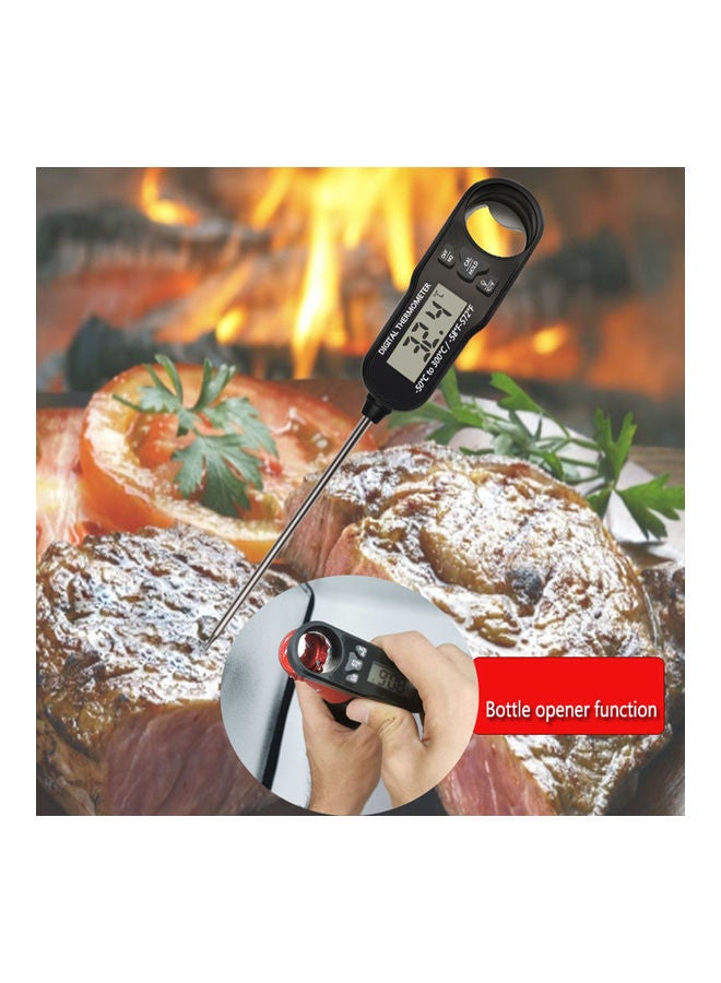 NIBEMINENT Instant Read Waterproof Thermometer Black/Silver 22.50 x 2.20 3.10cm - Image 5