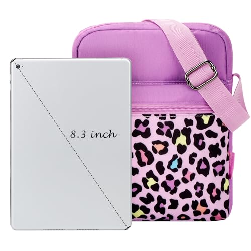 Choco Mocha Girls Purses Age 8-10, Purse for Girls 6-8 10-12 Girl Crossbody Bag for Kids 8-12 Teen Messenger Bag Christmas Gifts，Leopard-pink - Image 4