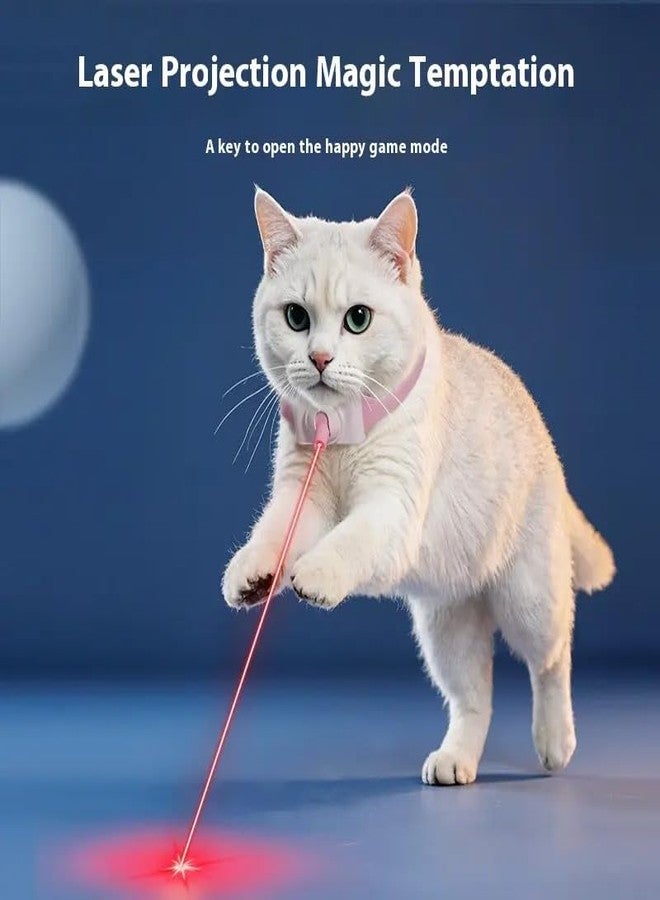 LARYNX Interactive Cat Laser Collar Toy for Cats Kitty Dogs Pet Automatic Cat Toy Collar with Soft Beam LED for Safe Indoor Entertainment (1 PCS, Multicolor) - Image 2