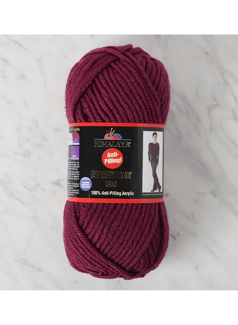 HİMALAYA Acrylic Yarn EVERYDAY BİG - Plum Color 70814