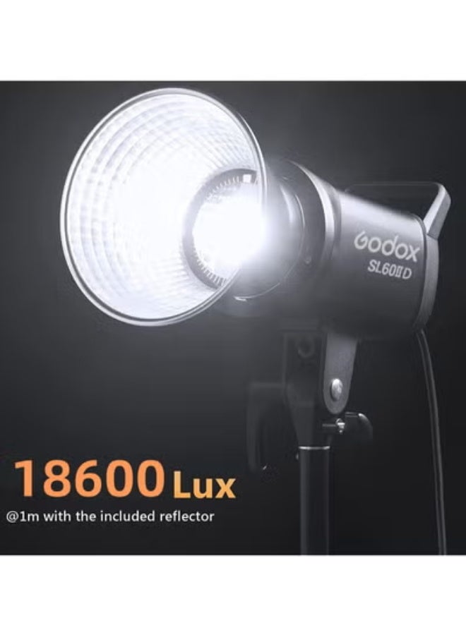 Godox SL60IID Portable Studio LED Video Light 70W Photography Fill Light 5600K±200K Built-in 8 FX Lighting Effects - Image 4