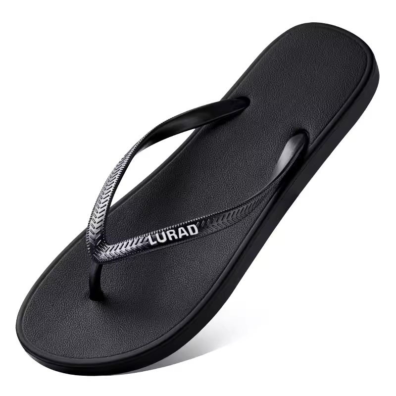 Simple Flip-Flops for Couples, Beach Flip-Flops for Men and Women, Summer Flat-Soled Anti-Slip and Anti-Odor Flip-Flops