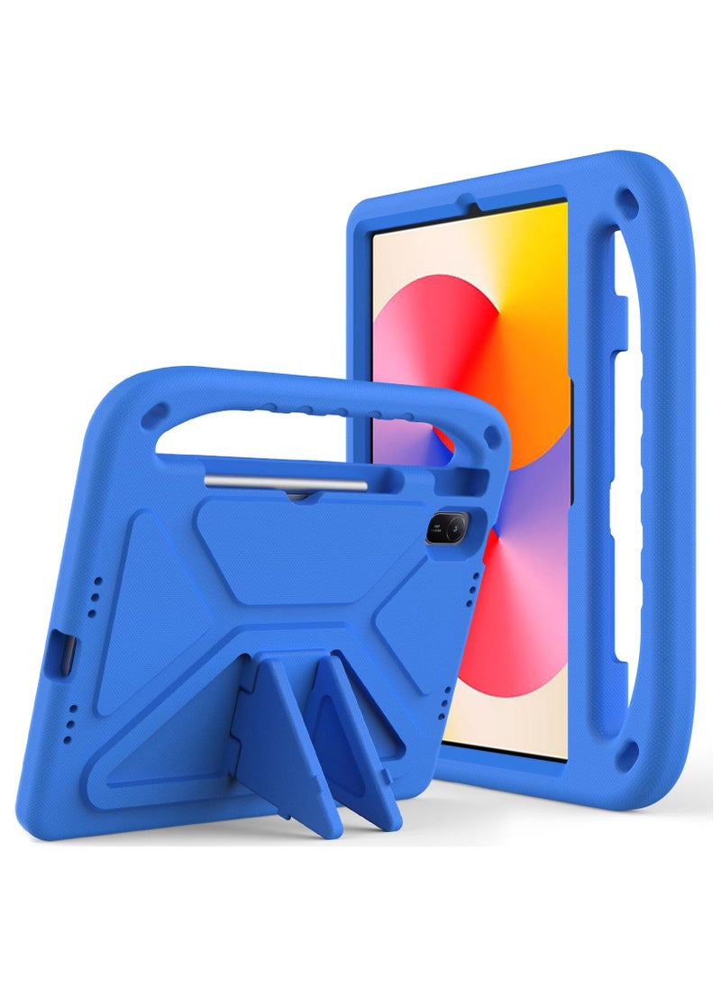 Generic - Kids Case For Huawei MatePad SE 11-Inch (2024) EVA Foam Lightweight Shockproof Duarable Tablet Cover with Handle Stand Case For Children Firendly (Blue) - Image 1
