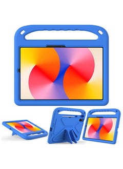Kids Case For Huawei MatePad SE 11-Inch (2024) EVA Foam Lightweight Shockproof Duarable Tablet Cover with Handle Stand Case For Children Firendly (Blue)
