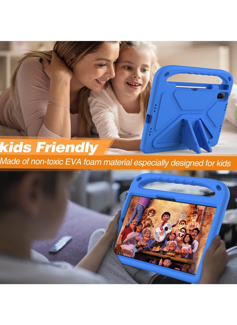 Generic - Kids Case For Huawei MatePad SE 11-Inch (2024) EVA Foam Lightweight Shockproof Duarable Tablet Cover with Handle Stand Case For Children Firendly (Blue) - Image 1