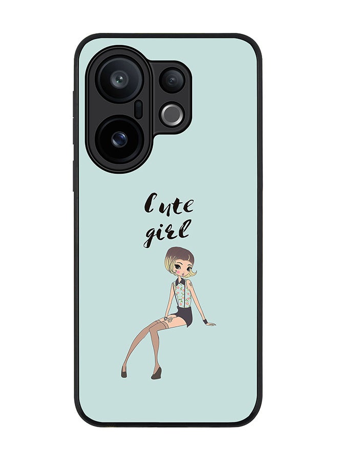 Stylizedd For vivo X200 FE / S30 Pro mini Case,Slim fit Camera Protection, Shockproof Thin Phone cover  - Shy Cute Girl