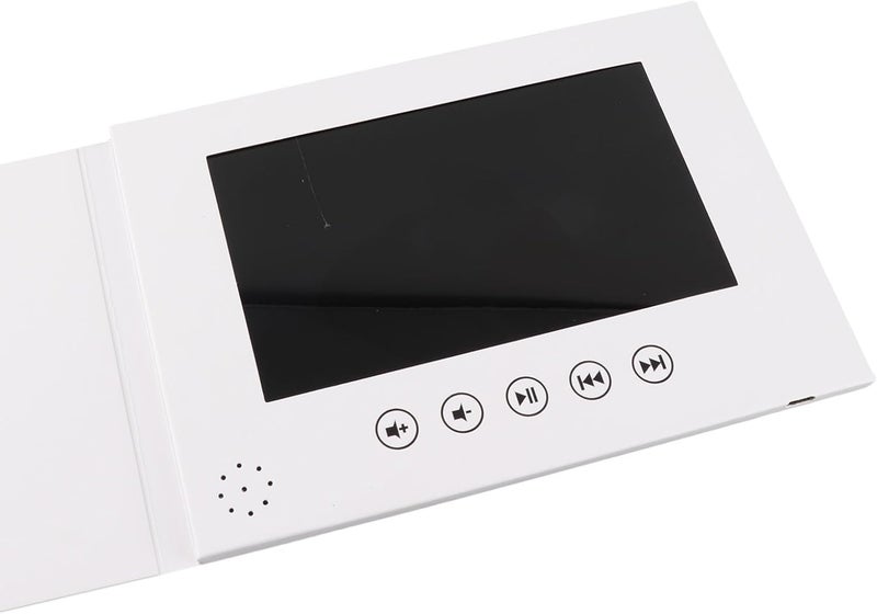 Electronic Video Greeting Card with 285x210x10mm LCD Color Screen, 128MB Memory - 720P HD Playback, Built - in Speaker, Ideal for Personal and Business Use (7inch) - Image 5