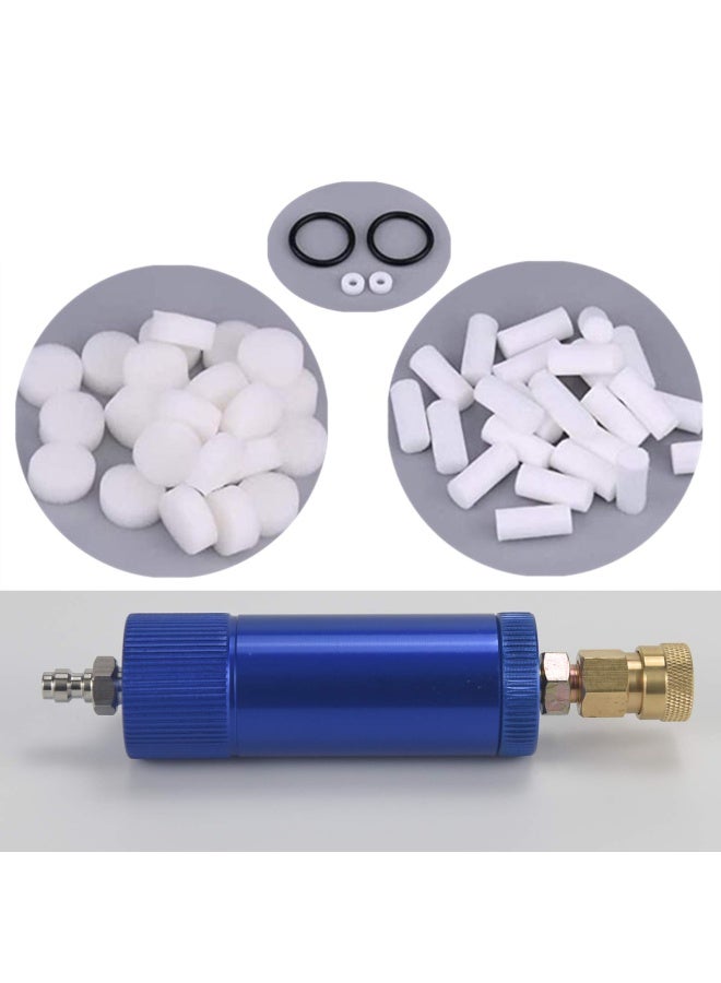 VerRich PCP Hand Pump Air Filter WaterOil Separator with Female and Male Quick Connect for High Pressure Air Compressor Pump 30MpaBlue - Image 4