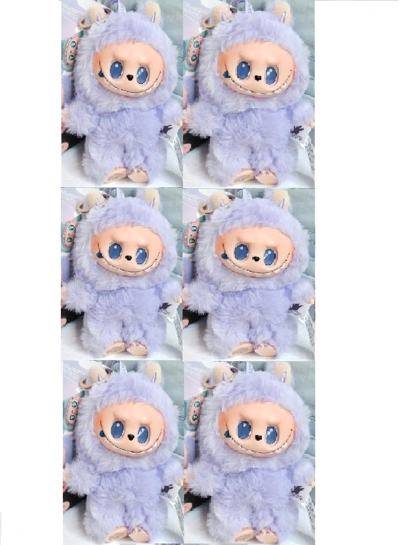 Pop Mart x Bobo & Coco Labubu Plush Keychain – Luck Purple Limited Edition Gift of FortunePack Of 6