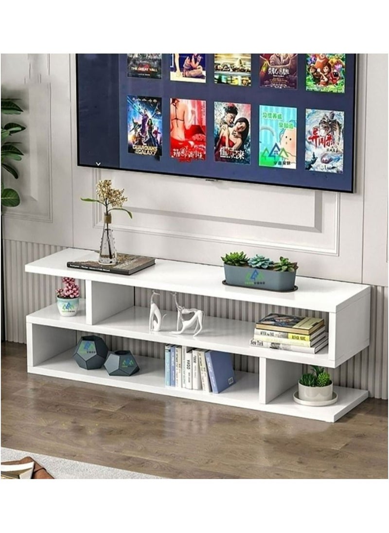 MODERN HOME - Modern TV and Coffee Table Living Room Home Furniture White - Image 1