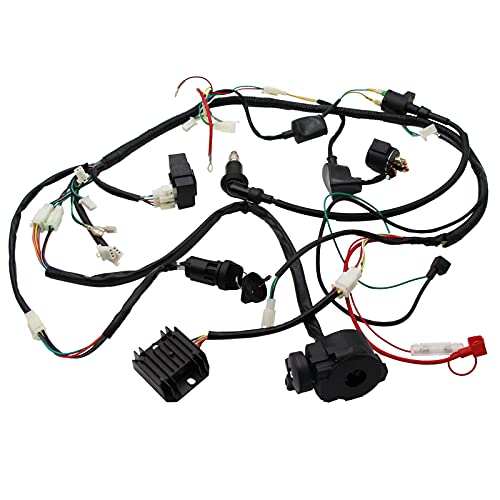 YD-PS001 Buggy Wiring Harness Loom Gy6 Engine 125 150cc Quad ATV Electric Start Spark Plug Go Kart Gokart Buggy - Image 1