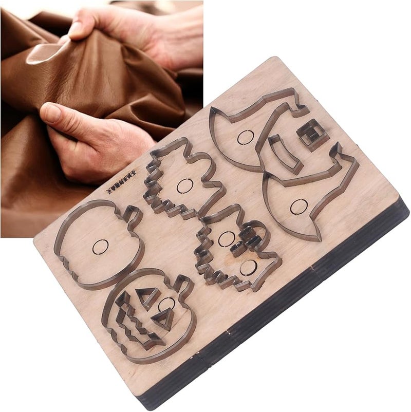 Halloween Pumpkin Hat Cutting Die Set Alloy Steel Punching Tool For Layered Fabric Leather Clay - Image 3