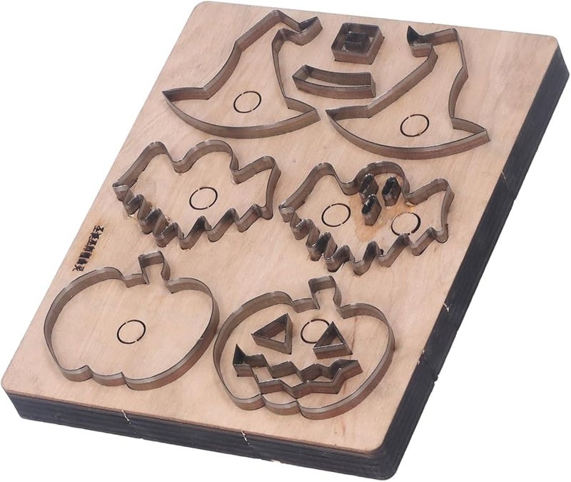 Halloween Pumpkin Hat Cutting Die Set Alloy Steel Punching Tool For Layered Fabric Leather Clay - Image 5