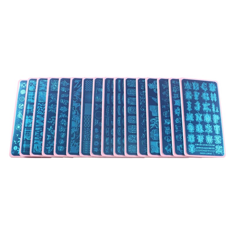 VNC 20Pcs 12X6cm Nail Art Soft Stamping Protective shell Plastic Holder Stamper Rectangel Stamp Holder - Image 4