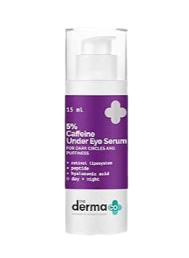 THE derma Co 5% Caffeine Under Eye Serum for Dark Circles & Puffiness - Image 1