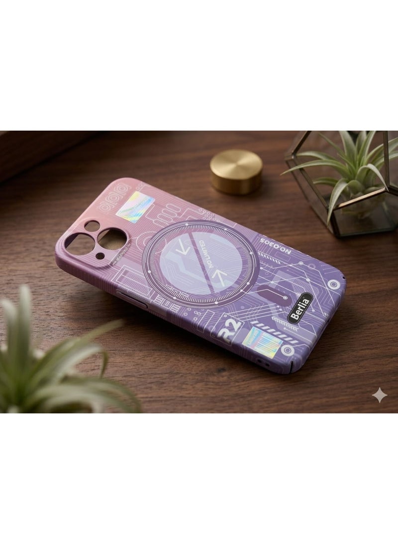 Berlia Digital-Art Printed Back Cover for iPhone 13 – Multicolor - Image 4