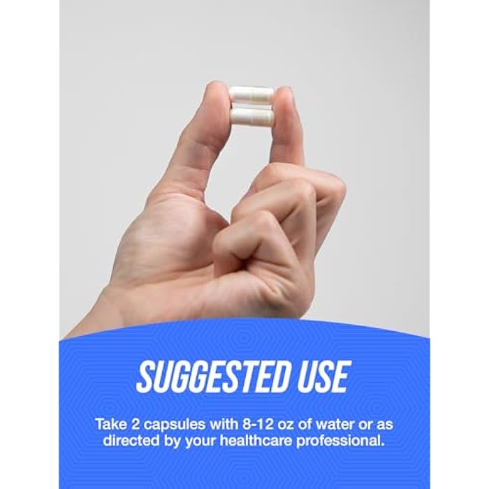 BulkSupplements.com Magnesium Glycinate Capsules - Magnesium Supplement, Magnesium Glycinate 200mg - Gluten Free, 2 Capsules per Serving, 240 Count (Pack of 1) - Image 4