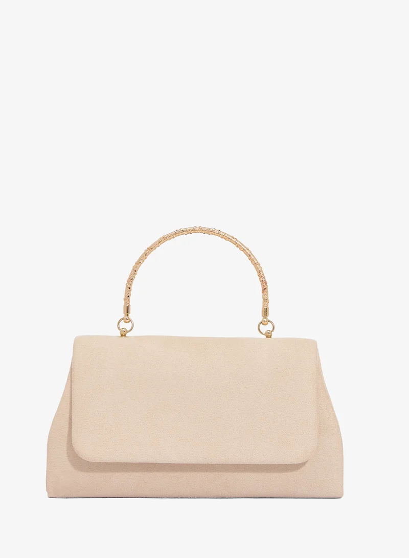 Khizana Classic Clutch With Top Handle