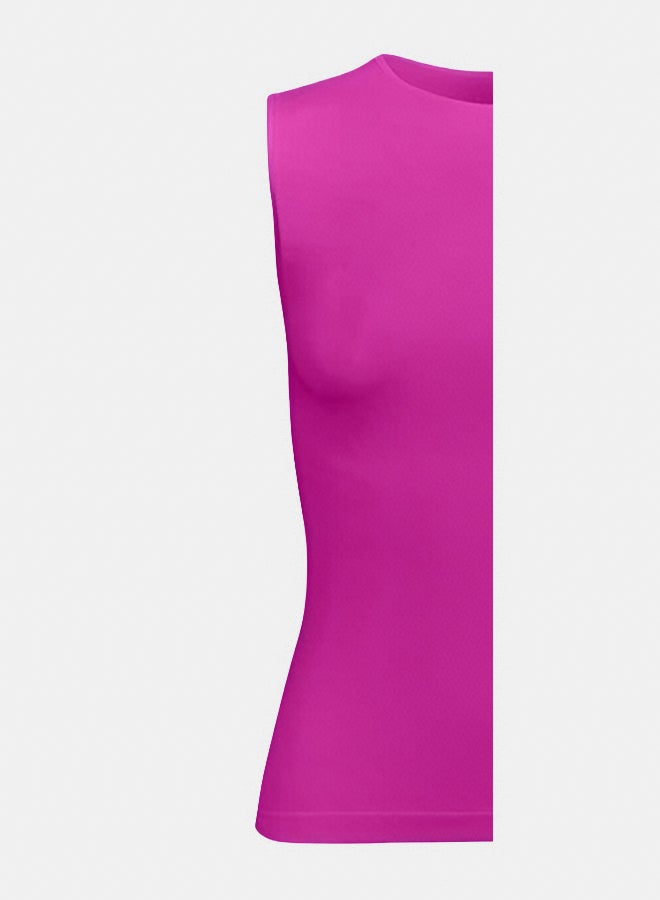 Silvy Lycra Bianca Top Sleeveless Round Neck For Women - Image 2