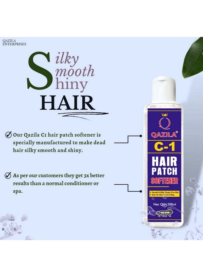 Qazila C1 Hair Patch Softener; Hair Patch Wash Chemical; 200 Ml  - Image 4