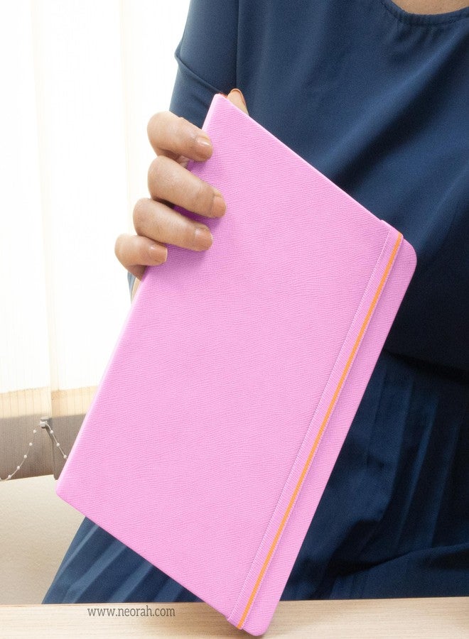 NEORAH - A5 Dot Grid PROFESSIONAL Journal -135 Gsm-(210x148 mm)-Hardcover Dotted Noteook-|Back Pocket|3 Silk Book Mark |208 Pages- Completely HANDMADE for journaling,writing,Note Taking - LAVENDER - Image 4