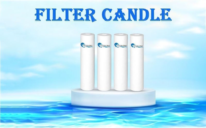 OCEAN STAR TECHNOLOGIES Dotted 10 Inch High Density Spun Pre-Filter (5 Micron Pp Spun) Cartridge Compatible For 10 Inch Pre-Filter Housing Of All Water Purifier (95 Grams) | Pack Of 2 Spun - Image 3
