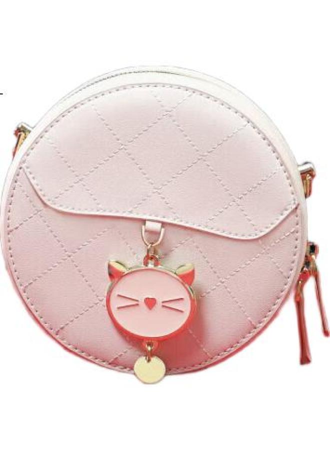 Viney Leather Handbag, Women'S Bag, Niche Crossbody Phone Bag, Shoulder Small Round Bag, Birthday Gift For Girlfriend, Qixi Festival Gift - Image 1