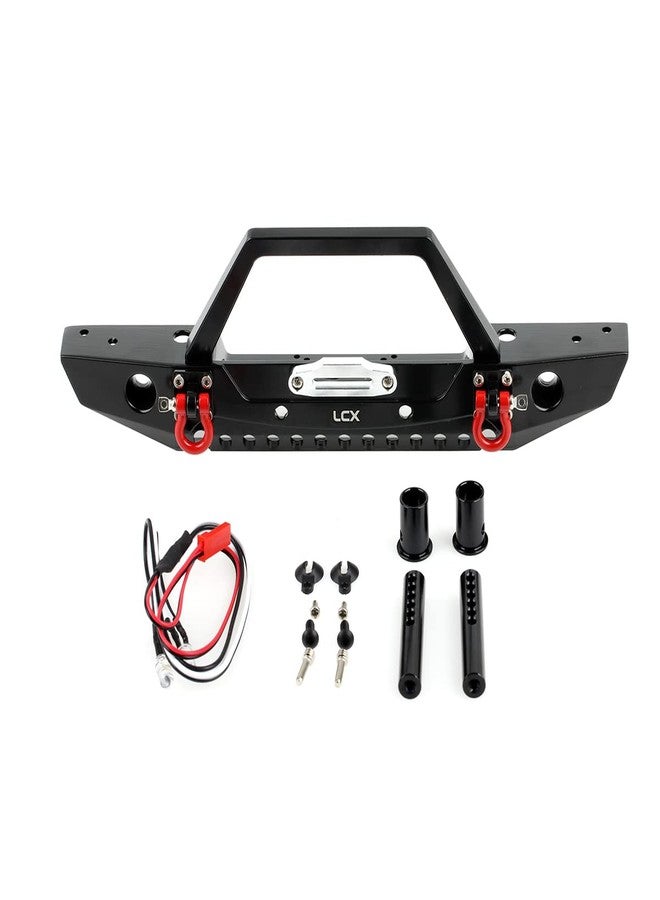 LCX Racing 1/10th RC Crawler Car Metal Front Bumper for TRX4 TRX-4 Axial SCX10 II 90046 Redcat Gen8 Scout II D90, Upgrades Parts Accessories - Image 1