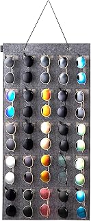 KGMCARE KGMCARE Sunglasses Organizer Storage- Hanging Eyeglasses Wall Pocket Mounted,Eyewear Display,25 Slots - Image 1