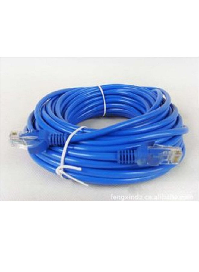 50 M Finished Network Cable Indoor Network Jumper 50 M Computer Router Cable Mechanism Ethernet-Color:Blue