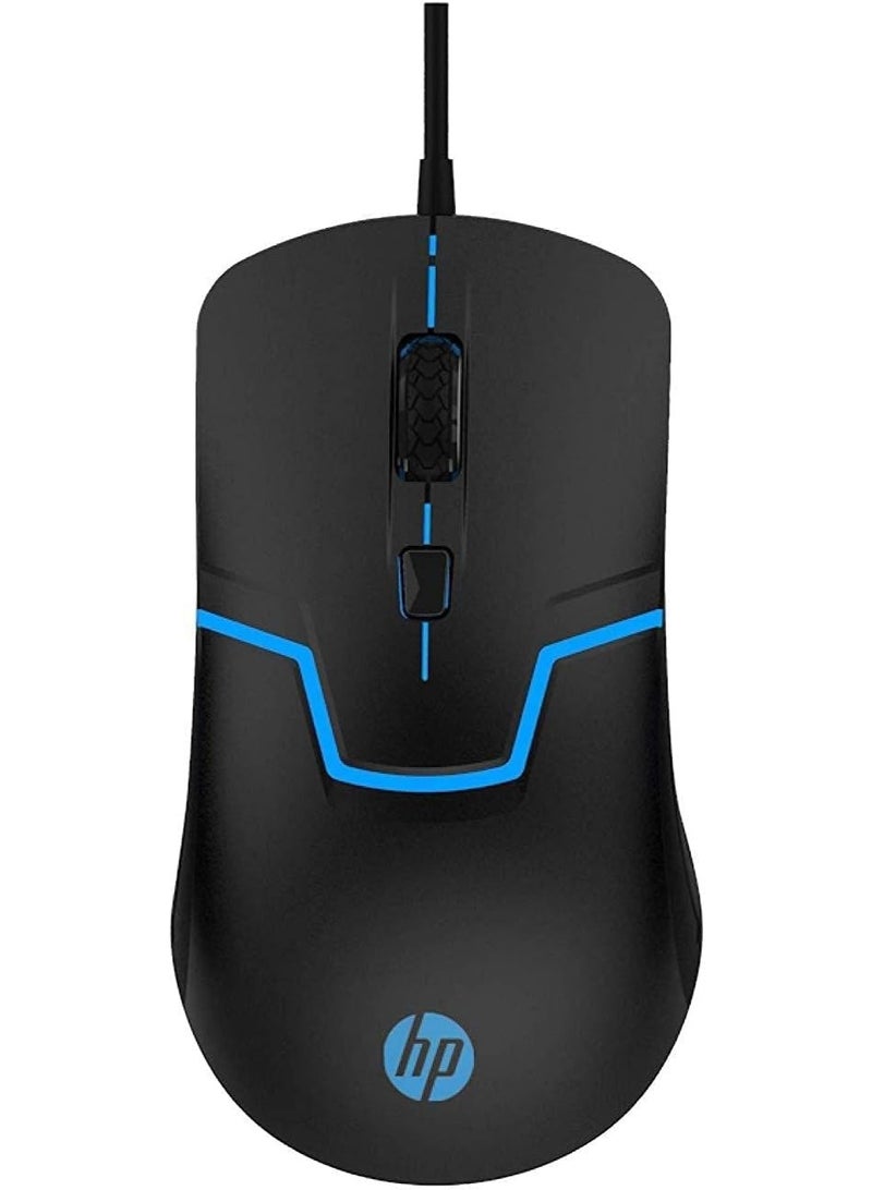 HP ماوس HP M100 الضوئي السلكي - USB 2.0، قابل للتعديل بدقة 1000/1600 نقطة في البوصة، وأزرار متينة (5 ملايين نقرة)، وتصميم مريح - Image 1