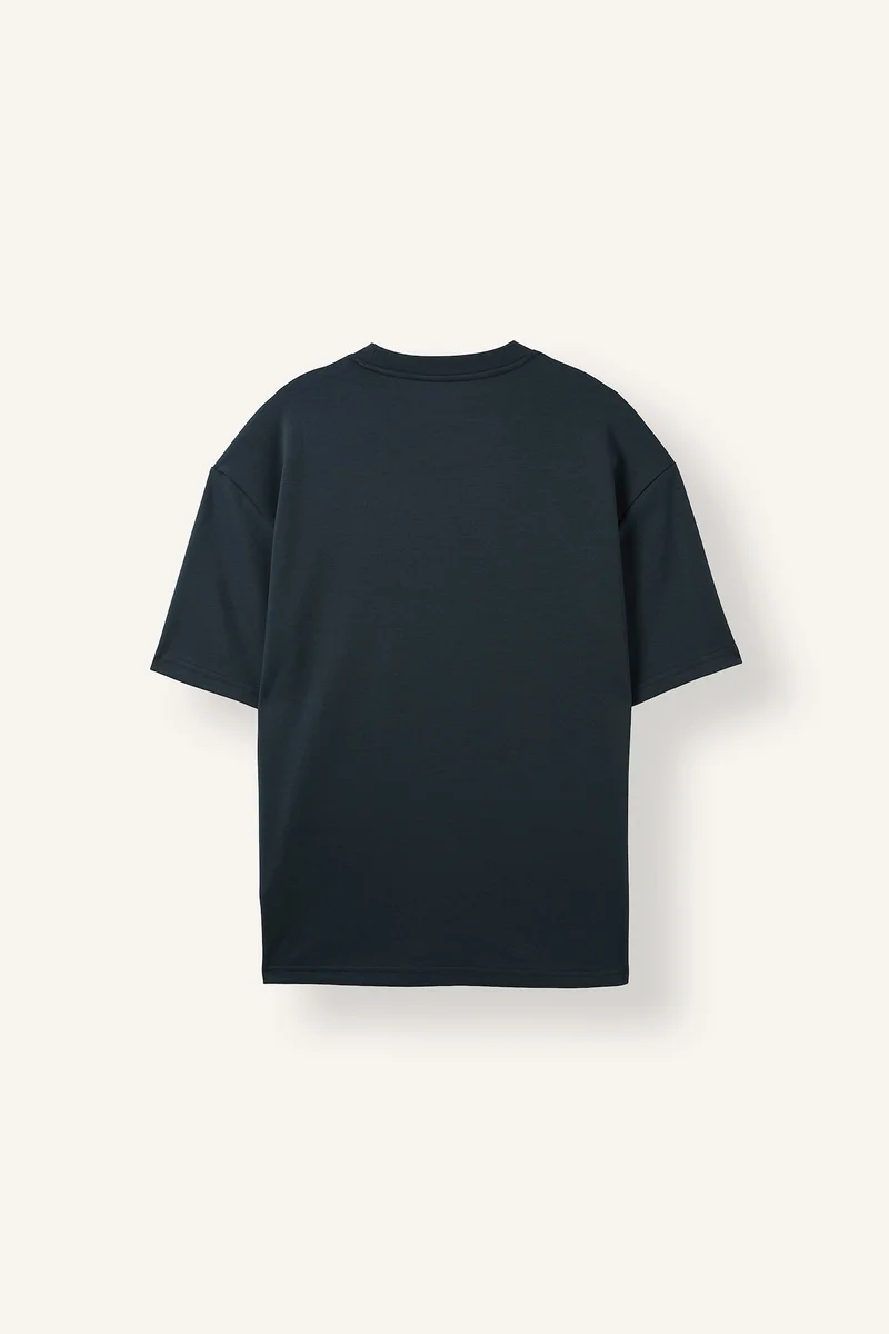 ديفاكتو Oversize Fit Basic Cotton Dropped Shoulder T-Shirt