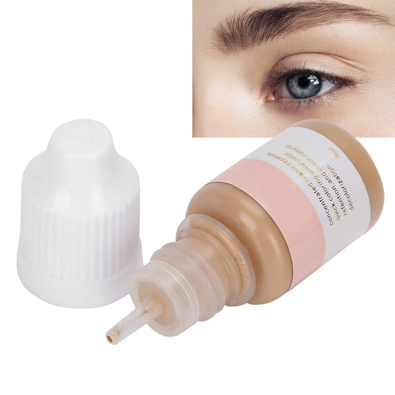 klarako Skin Color Tattoo Ink, Microblading Pigments for Eyebrows Lip Eyebrow Tattoo Color Correction Pigment Lip Tattoo Ink for Skin Tatto(China Yellow) - Image 2