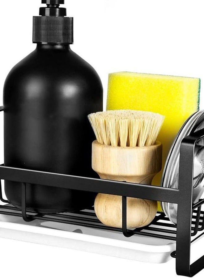 Stainless Steel Kitchen Sink Organizer - Removable Drip Tray & Dual Installation, Multi-Scene Storage Tool - Image 3